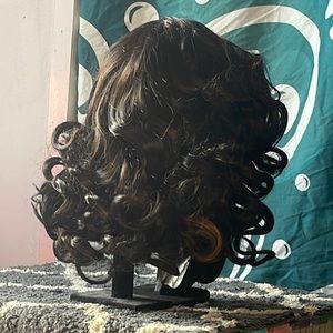 Curly afro wig very soft with bangs